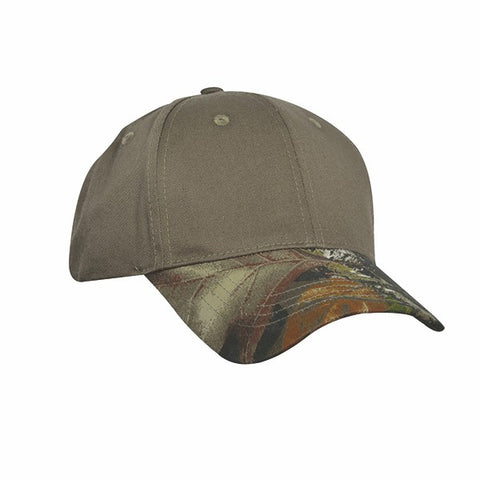 Brushed Cotton Cap with Mossy Oak® Break-Up® Camouflage Bill