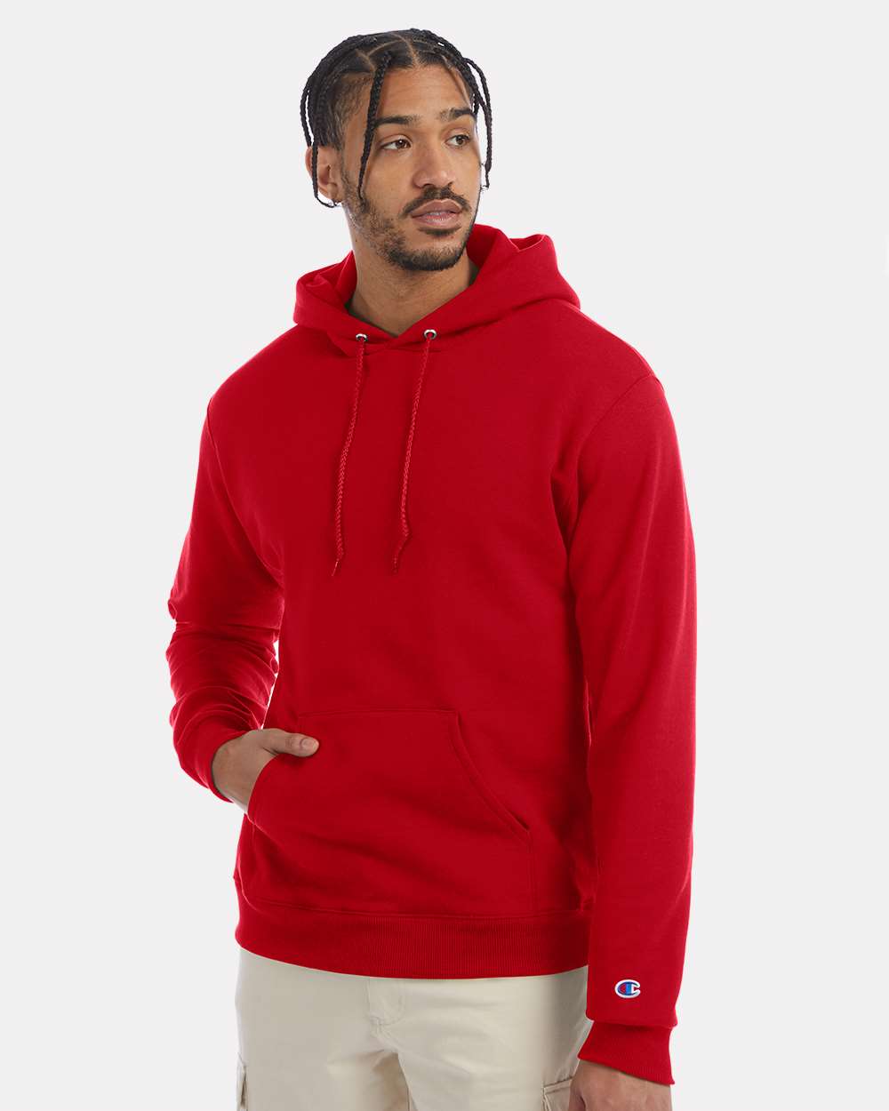 000111 Champion Powerblend® Hooded Sweatshirt
