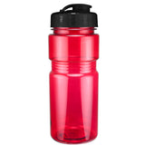 20 Oz. Translucent Recreation Bottle w/ Flip Top Lid