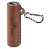 GENUINE LEATHER 2,200 mAh UL CERTIFIED POWER BANK