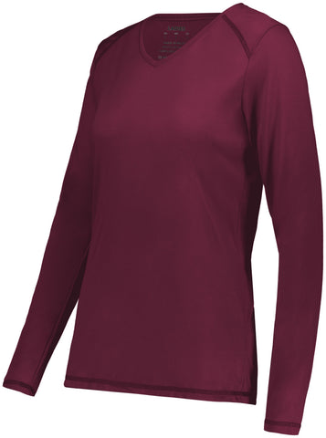 Ladies' Super Soft-Spun Poly Long Sleeve Tee
