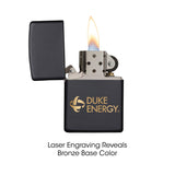 Black Matte Windproof Zippo® Lighter