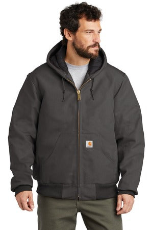 Carhartt Quilted-Flannel-Lined Duck Active Jacket