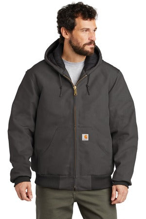 Carhartt® Quilted-Flannel-Lined Duck Active Jacket