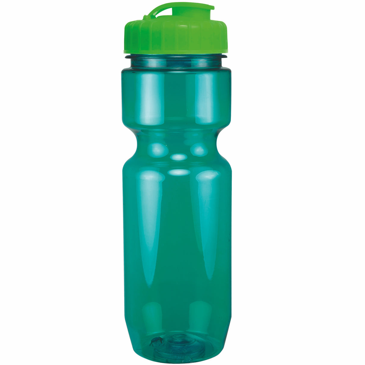 22 Oz. Translucent Bike Bottle w/ Flip Top Lid
