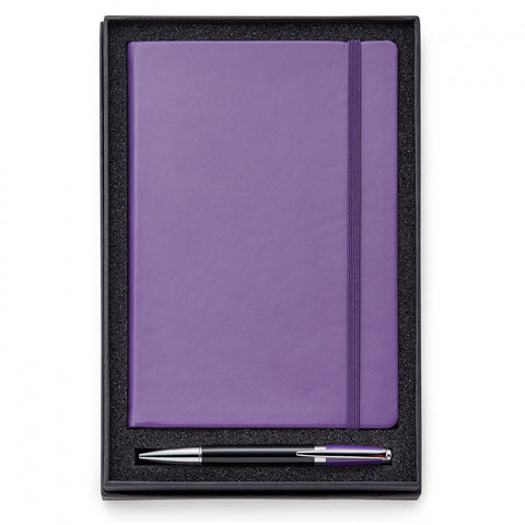 MELODY 2-TONE NEOSKINreg; PEN JOURNAL GIFT KIT