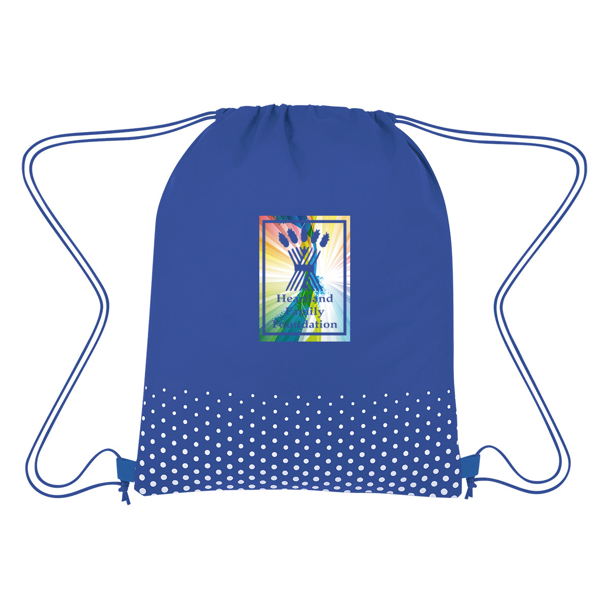 Connect The Dots Non-woven Drawstring Bag