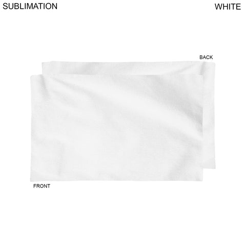 Personalized Plush Velour Terry Cotton Blend Sports, Sweat Towel, 12x18, Sublimated Edge to Edge