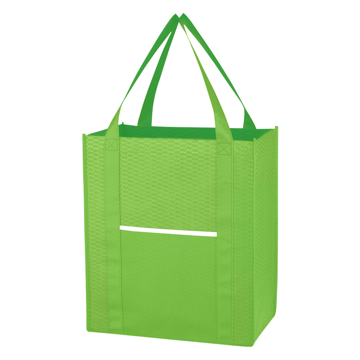Non-woven Wave Shopper Tote Bag