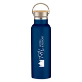 21 Oz. Liberty Stainless Steel Bottle With Wood Lid