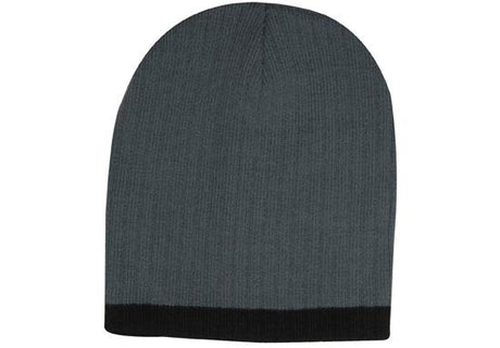 2 Tone Cable Knit Beanie