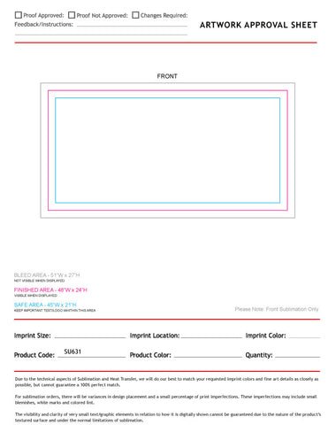 Plush and Soft Velour Terry Cotton Blend Shower Towel, 24x48, Sublimated Graphics Edge to Edge