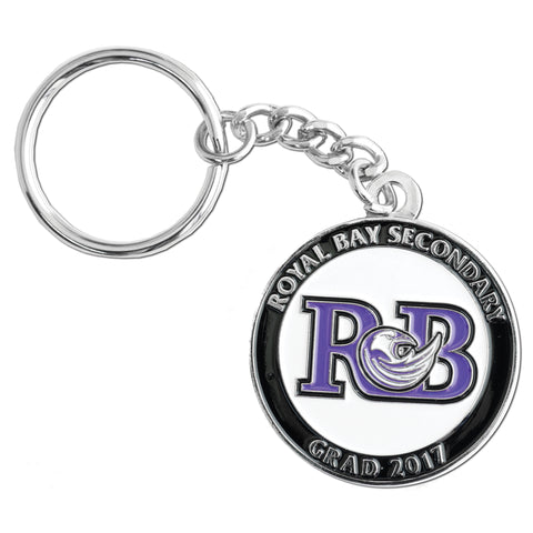 Iron Die Struck Soft Enamel Key Chain (1.75