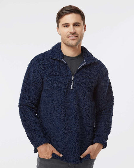 Boxercraft Unisex Sherpa Fleece Quarter-Zip Pullover