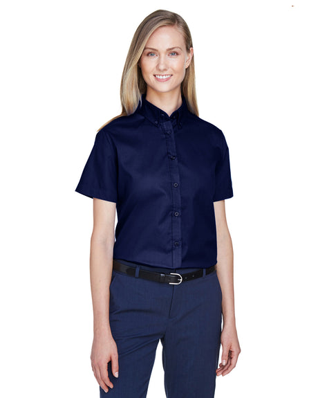 CORE 365 Ladies' Optimum Short-Sleeve Twill Shirt
