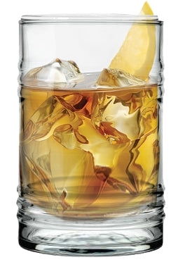 Tin-Can 16oz clear glass tumbler