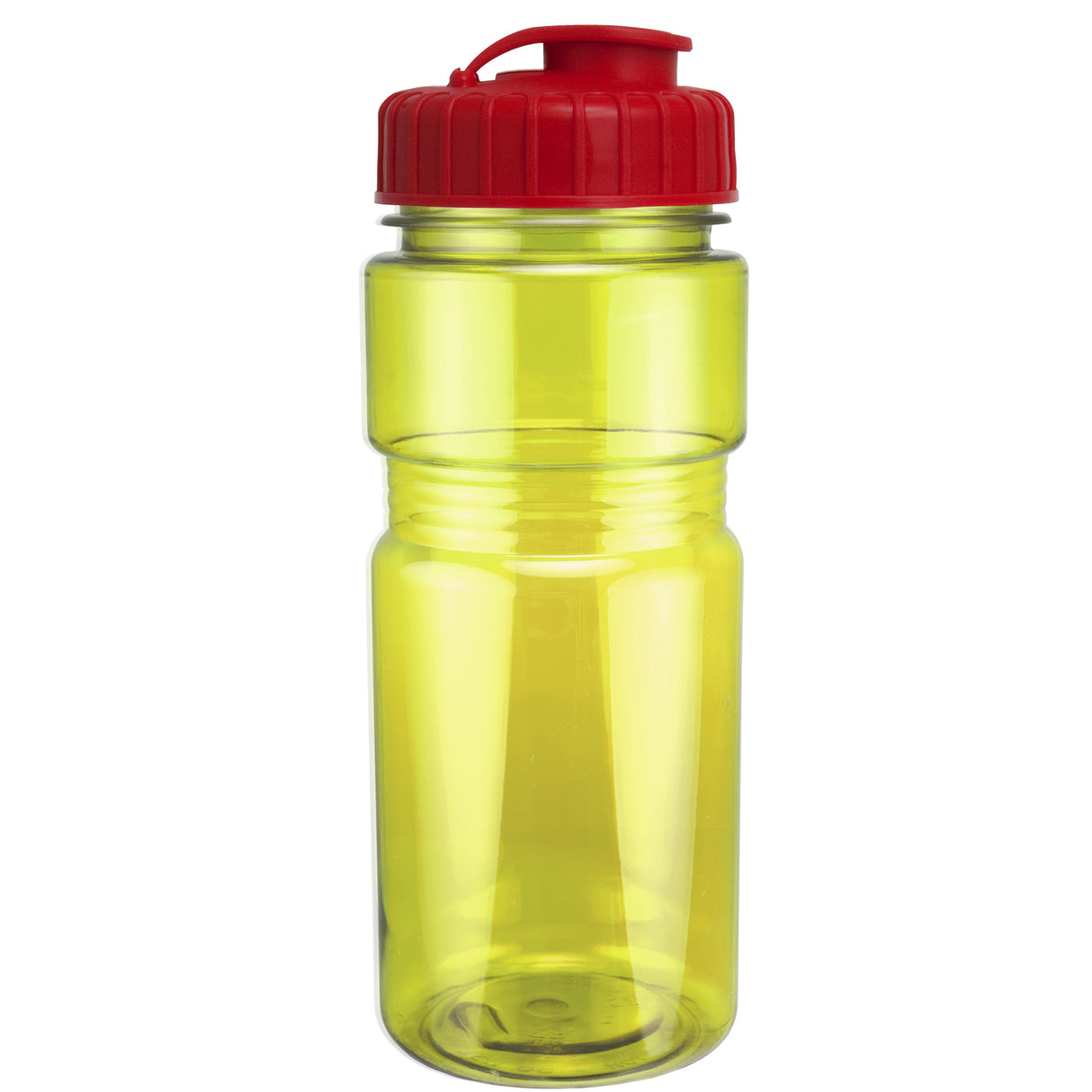 20 Oz. Translucent Recreation Bottle w/ Flip Top Lid