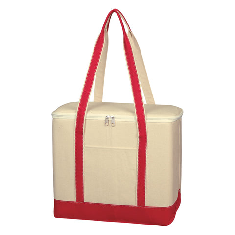 Large Cotton Canvas Cooler Bag