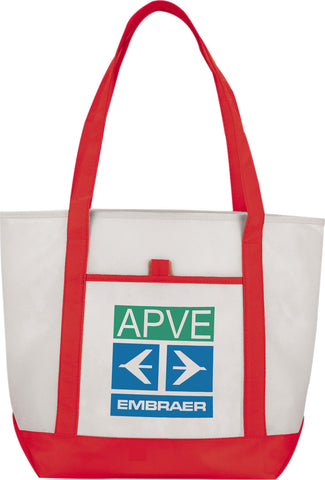 Lighthouse Non-Woven Boat Tote