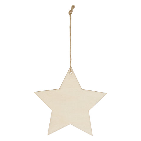 Wood Ornament - Star