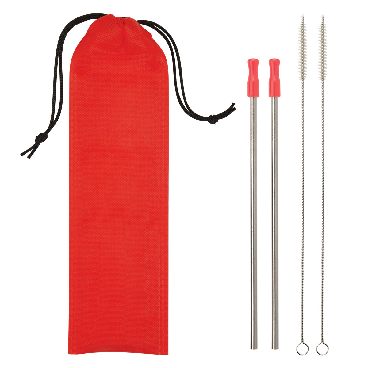 2-pack Stainless Steel Straw Kit