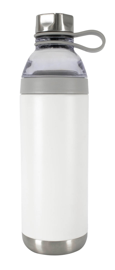 Finn 18oz stainless steel double wall vacuum bottle matte white, gift box