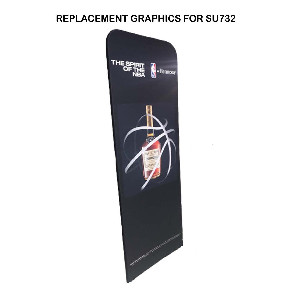 24 Hr Express - Replacement Full Color Graphics Double Sided for 3'W x 96"H EuroFit Straight Wall
