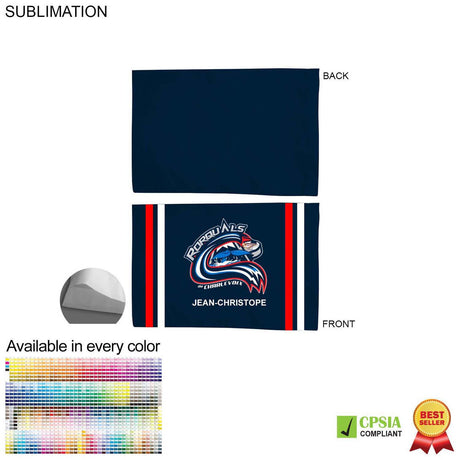 72 Hr Fast Ship - Team Poplin Pillowcase, 33x21, Sublimated full color Edge to Edge 2 sides