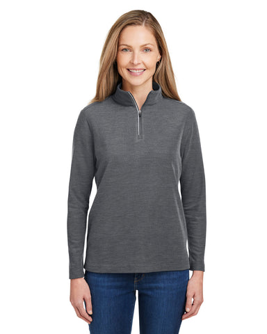 CORE 365 Ladies' Fusion ChromaSoft? Pique Quarter-Zip