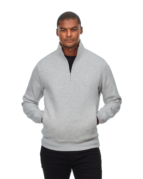 THREADFAST Unisex Ultimate Fleece Quarter-Zip Sweatshirt