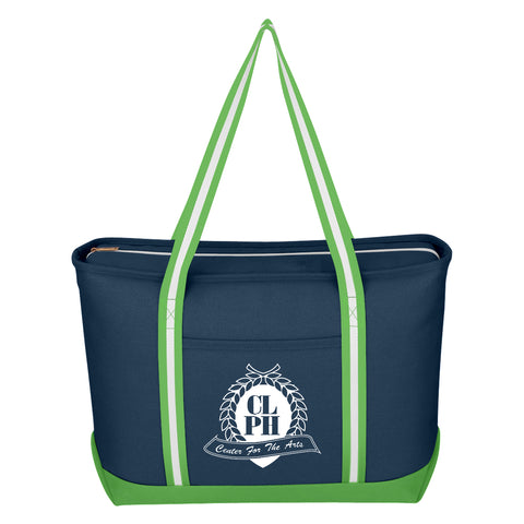 Large Cotton Canvas Admiral Tote Bag