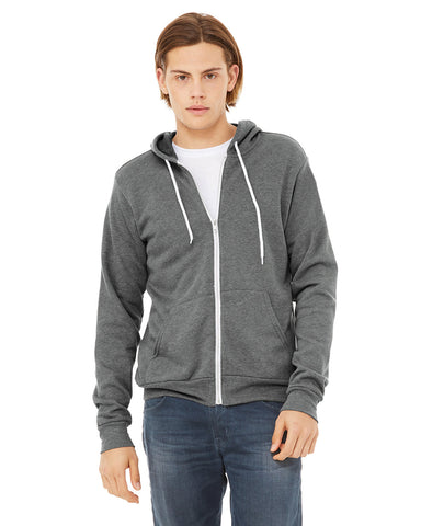 BELLA+CANVAS Unisex Sponge Fleece Full-Zip Hooded Sweatshirt