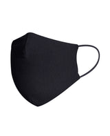 Adult Size Fashion Face Mask, 100% Cotton, 2 layer, black - Blank