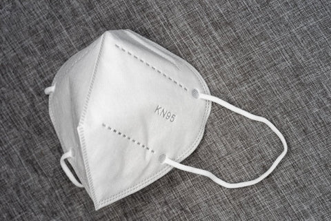 Individually Polybagged KN95,5-Ply Face Masks, FDA EUA List, Full color Transfer logo left side