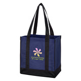 000440 Non-woven Two-tone Shopper Tote Bag
