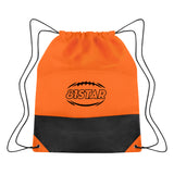 Non-woven Two-tone Drawstring Sports Pack
