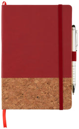 5.5" x 8.5" FSC Lucca Cork Hard Bound JournalBook