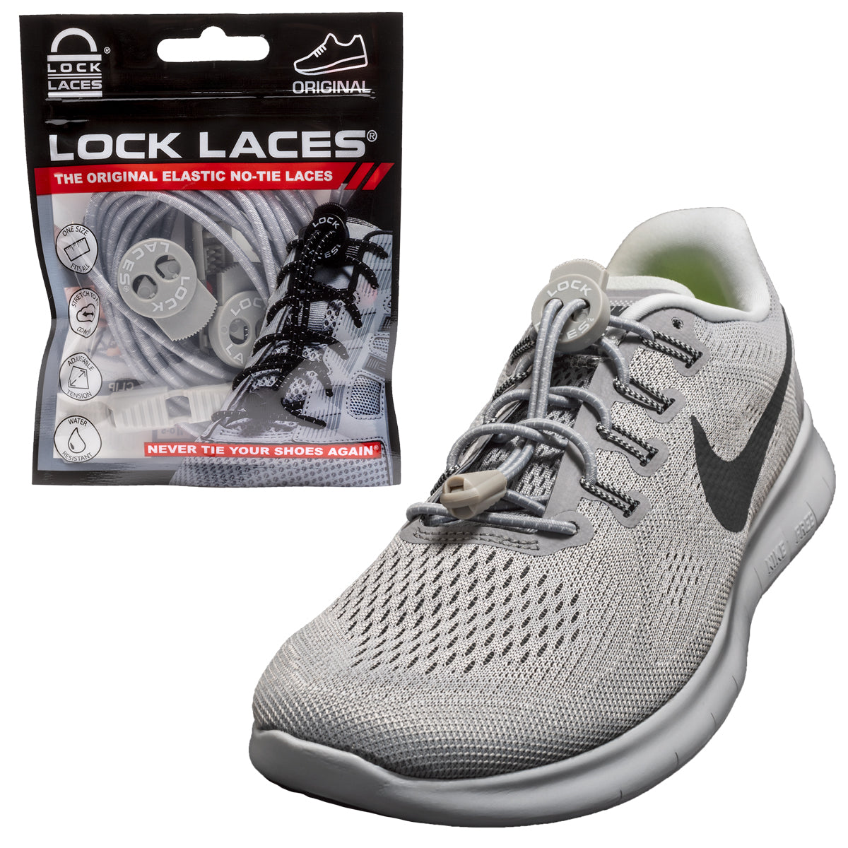 Lock Laces¬Æ No Tie Shoelaces
