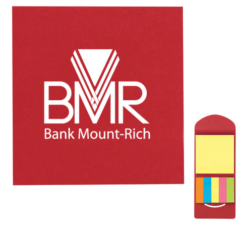 Sticky Notes And Flags In Pocket Case