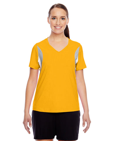 Team 365 Ladies' Short-Sleeve Athletic V-Neck Tournament Jersey