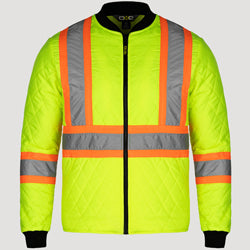 Quilted Jacket w/Hi-Vis Striping