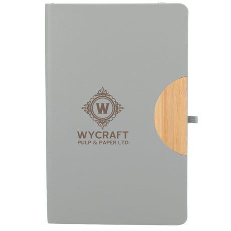 5.5" x 8.5" Kaya Recycled PU and Bamboo JournalBoo