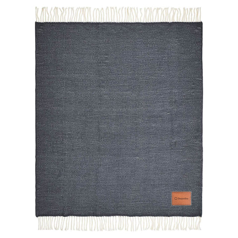 Personalized Wool Blanket Deluxe, 50x60, with Lasered logo patch, NO SETUP CHARGE