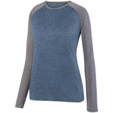 Ladies' Kinergy Two Color Long Sleeve Raglan Tee
