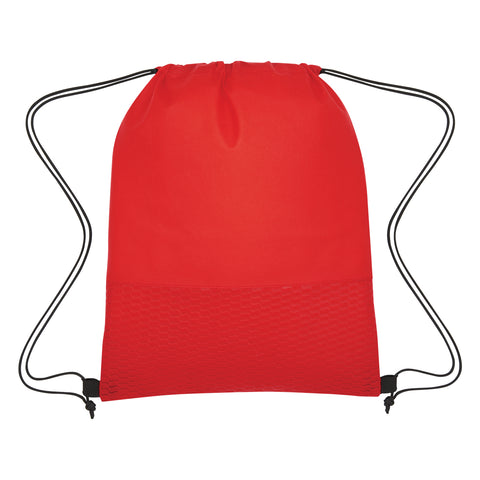 Wave Design Non-woven Drawstring Bag