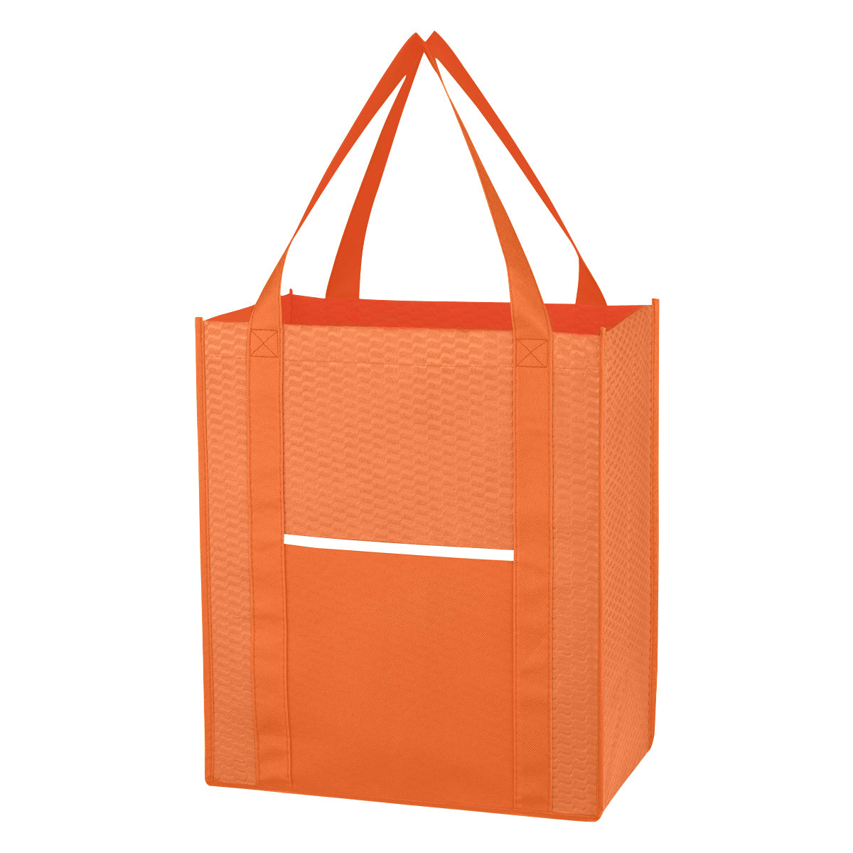 Non-woven Wave Shopper Tote Bag
