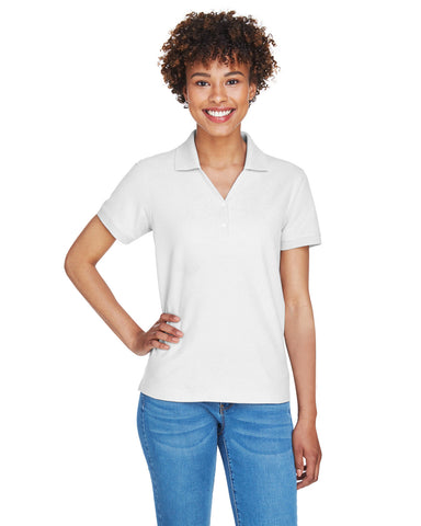 Devon and Jones Ladies' Pima Piqué Y-Collar Polo