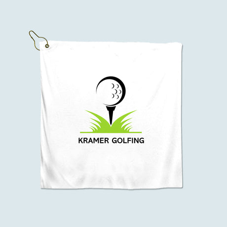 Polyester Microfiber Golf Towel 16"X16"