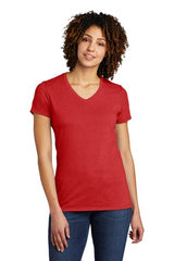 Allmade Women's Tri-Blend V-Neck Tee Shirt