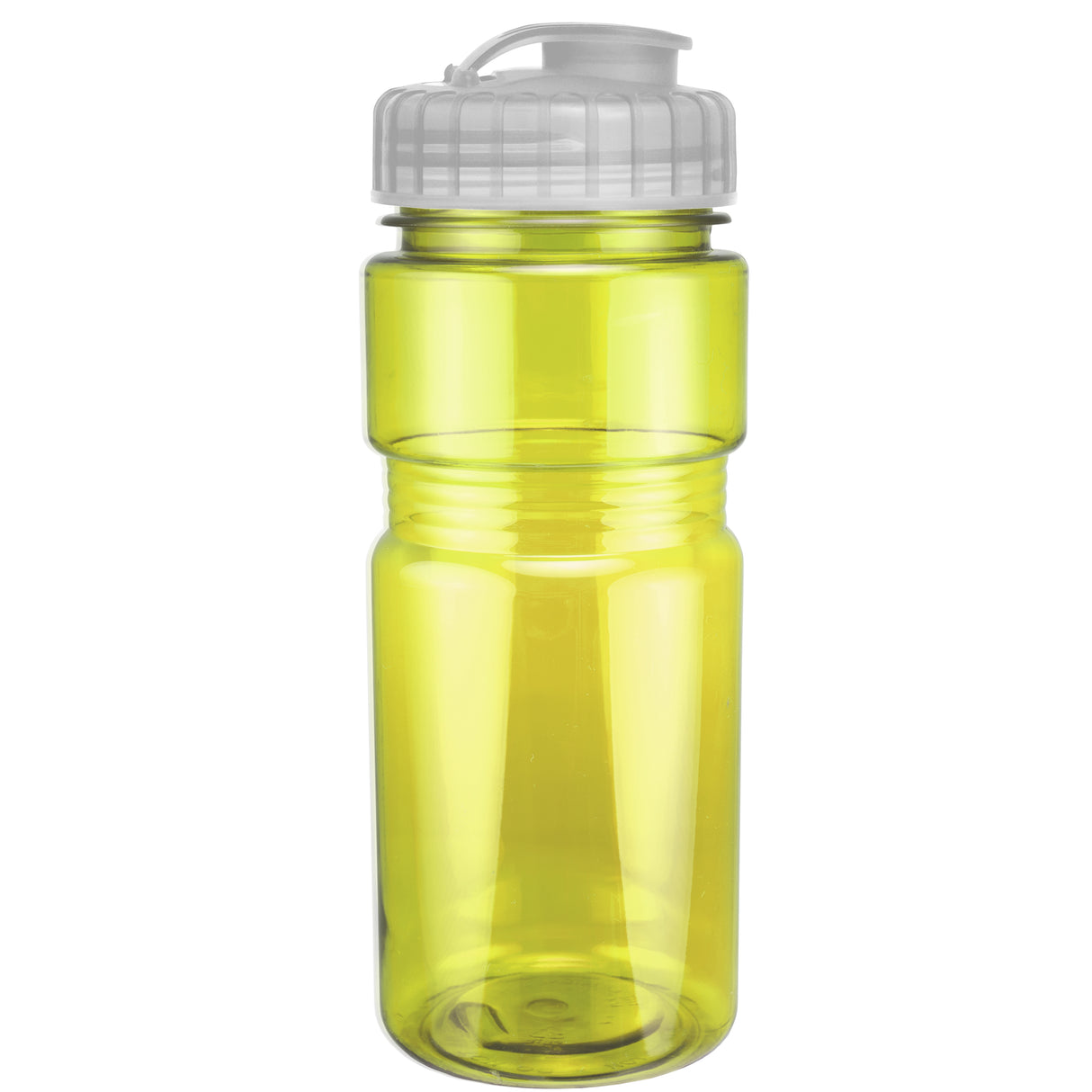 20 Oz. Translucent Recreation Bottle w/ Flip Top Lid
